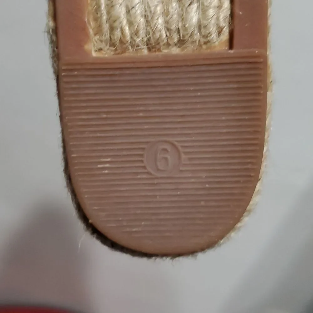 Marc Fisher Adalyn Stylish Espadrille Wedge Sandals In Taupe Size 6